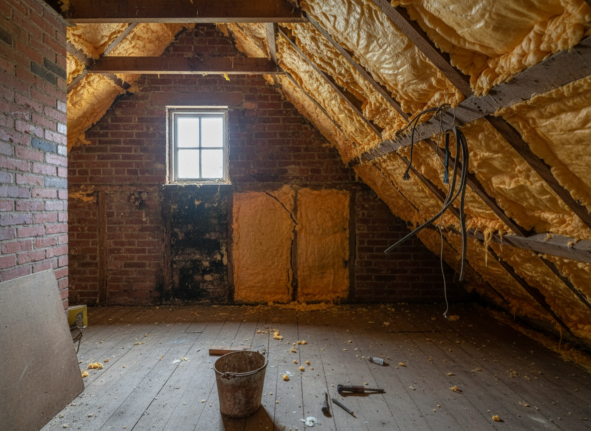 Signs of Spray Foam Failure in Boston Lincolnshire Homes