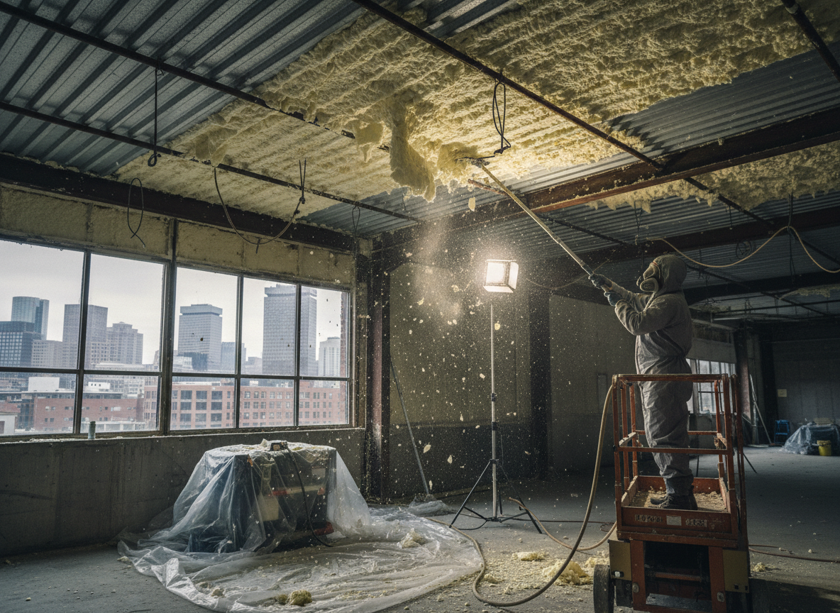 Commercial Spray Foam Removal in Boston, Lincolnshire