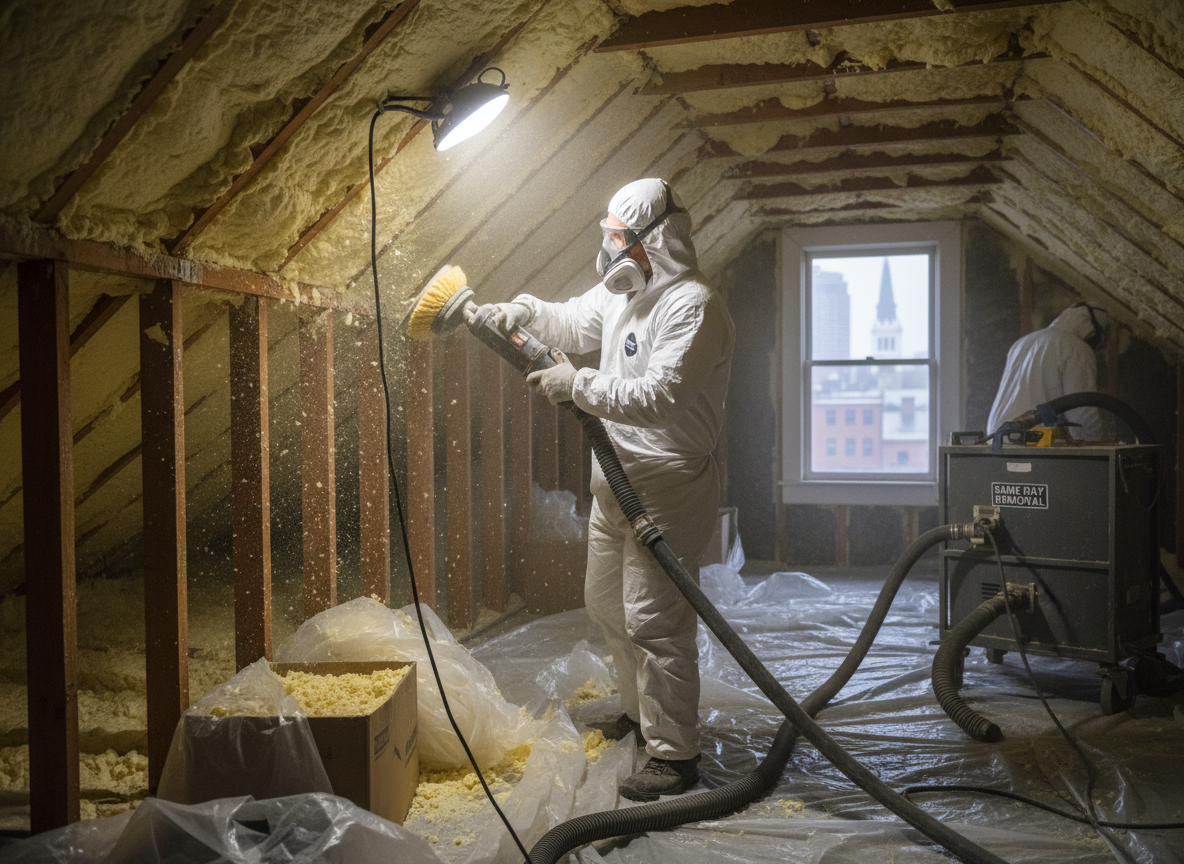 Spray Foam Removal in Holbeach