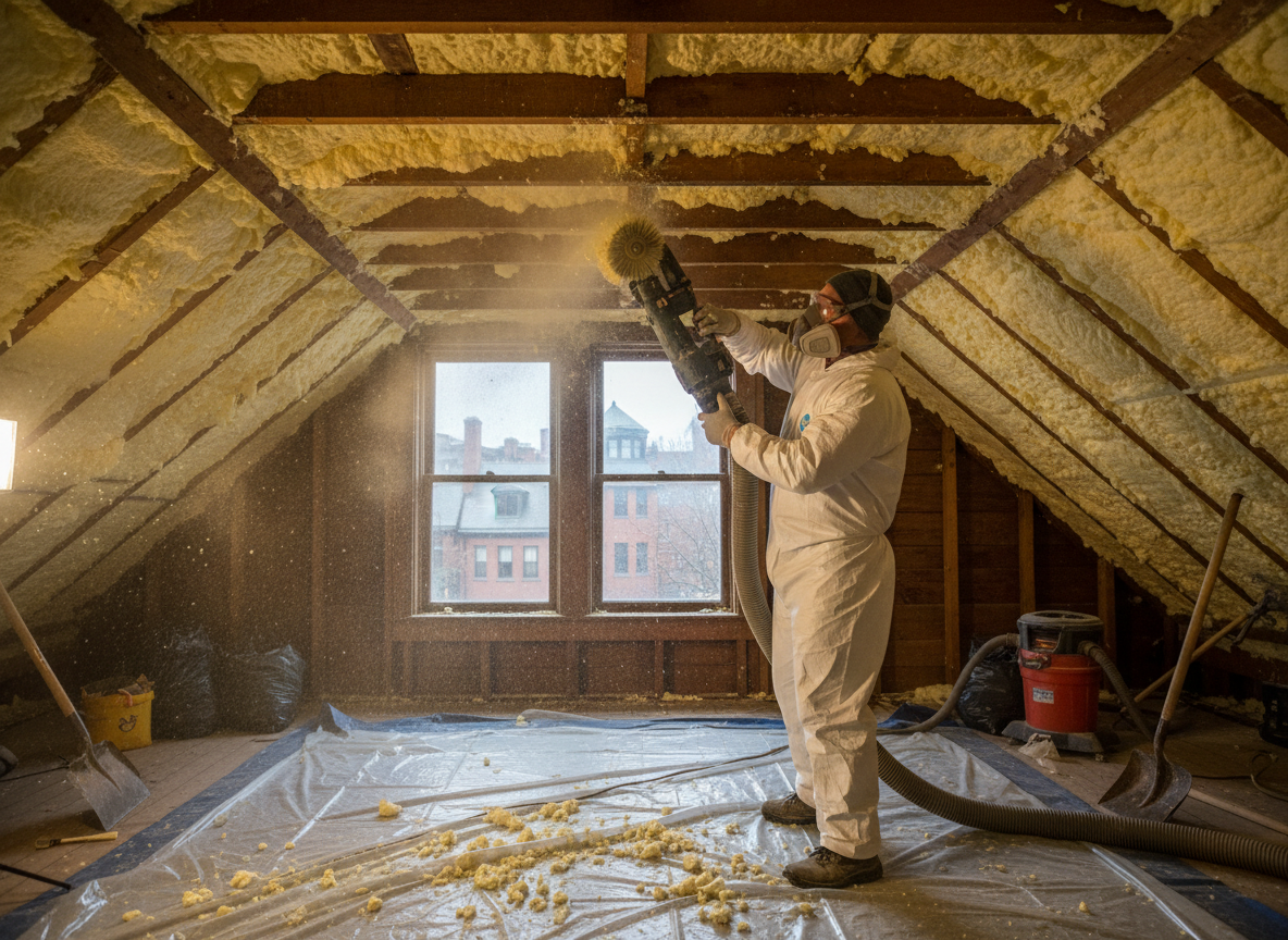 Spray Foam Removal in Spalding