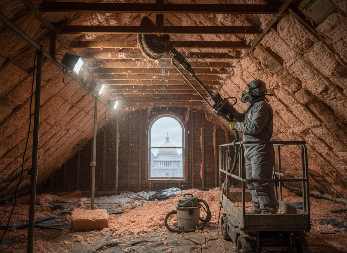 Thermal Spray Foam Removal in Boston, Lincolnshire